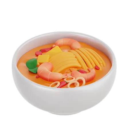ラクサ  3D Icon