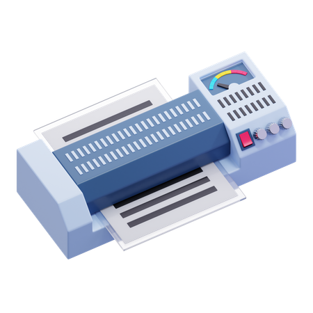 Lamination Machine  3D Icon