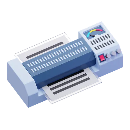 Lamination Machine  3D Icon