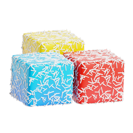 Lamington  3D Icon