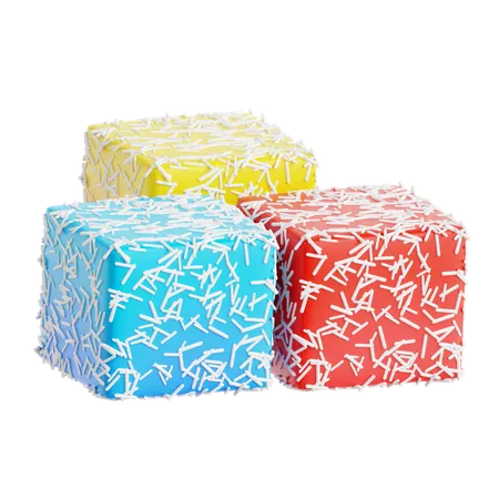 Lamington  3D Icon