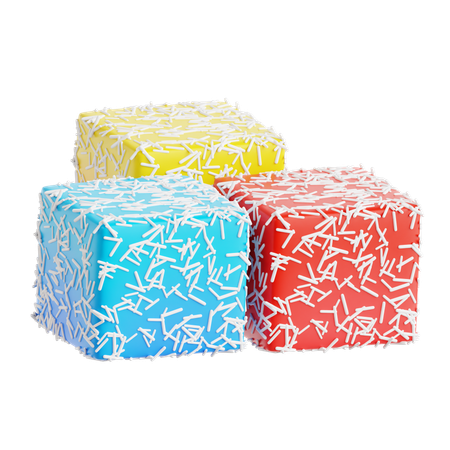 Lamington  3D Icon