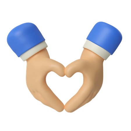 L'amour a renversé la main  3D Icon