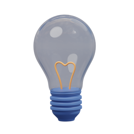 Lamp Bulb Of Ideas  3D Icon