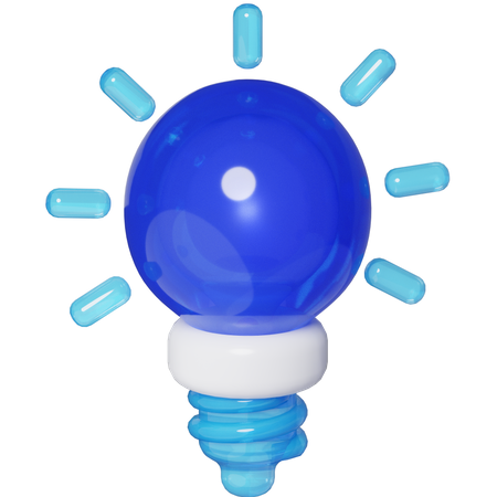 Lamp Idea  3D Icon