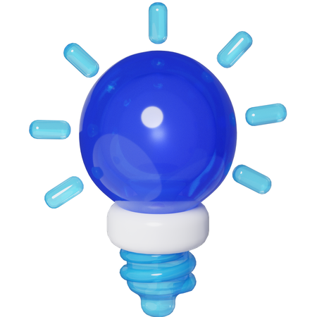 Lamp Idea  3D Icon