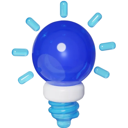 Lamp Idea  3D Icon