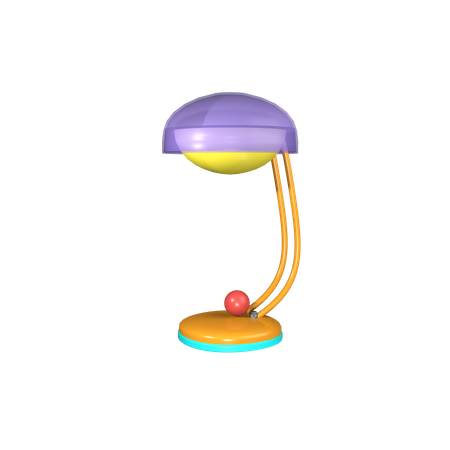 Lamp Study Table  3D Icon