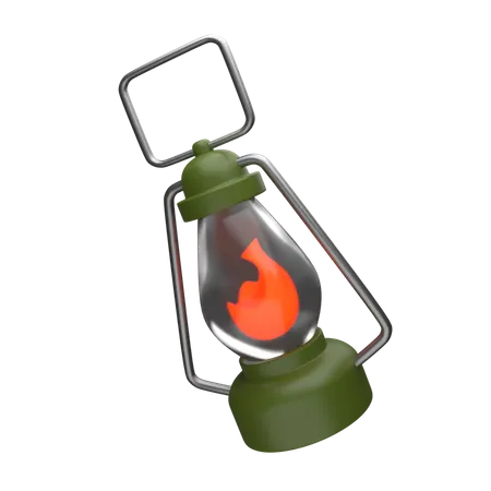 Lâmpada de acampamento  3D Icon