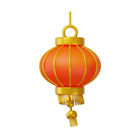 Lâmpada do ano novo chinês  3D Icon