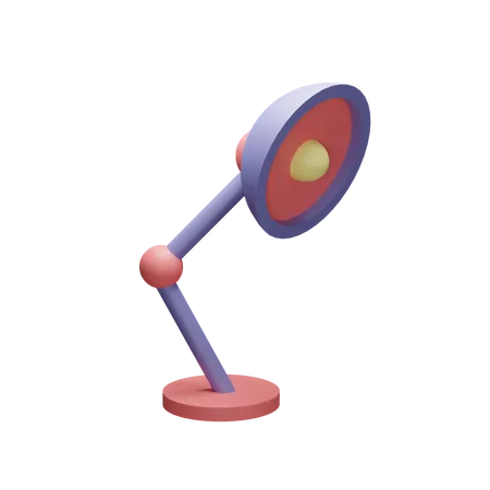 Lâmpada de estudo  3D Illustration