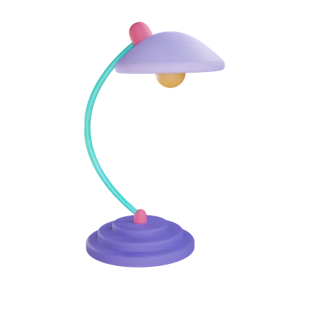 Lâmpada de estudo  3D Illustration
