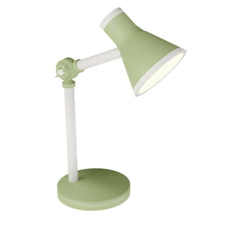 Lâmpada de estudo  3D Illustration