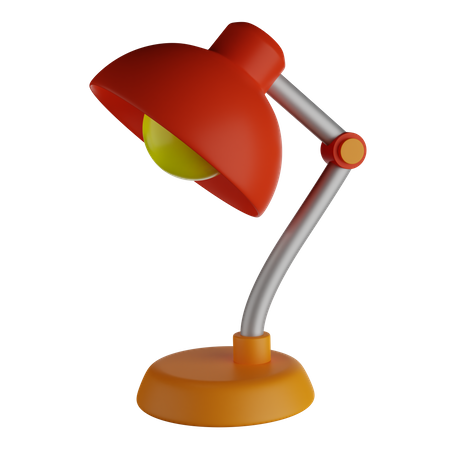 Lâmpada de estudo  3D Illustration
