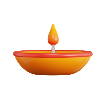 Lâmpada de diwali  3D Icon