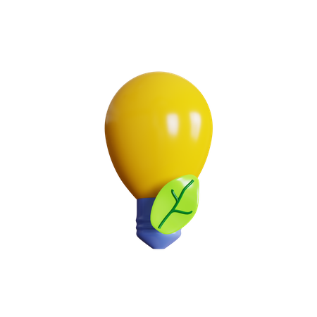 Lâmpada ecológica  3D Icon