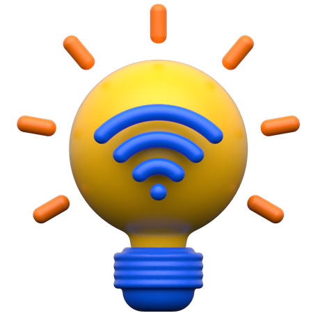 Lâmpada inteligente  3D Icon