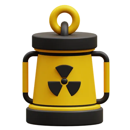 Lâmpada nuclear  3D Icon