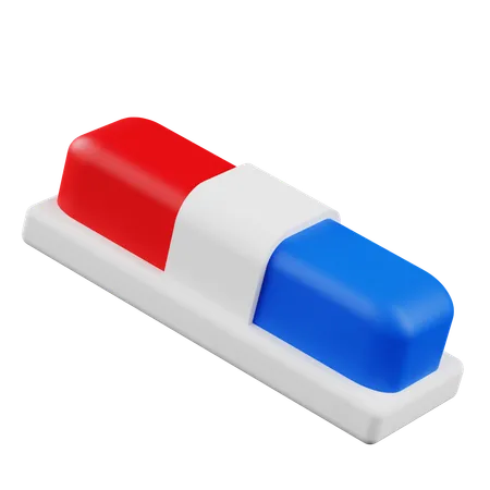 Lâmpada policial  3D Icon