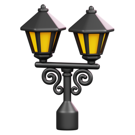 Lampadaire  3D Icon