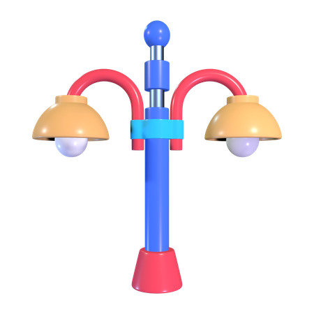 Lampadaire  3D Icon