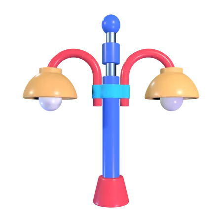 Lampadaire  3D Icon