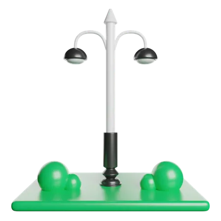 Lampadaire  3D Icon