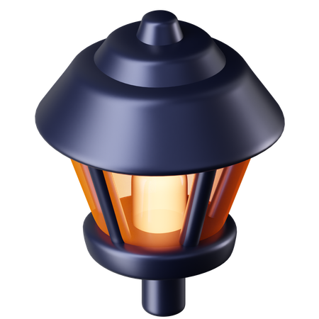 Lampadaire extérieur  3D Icon