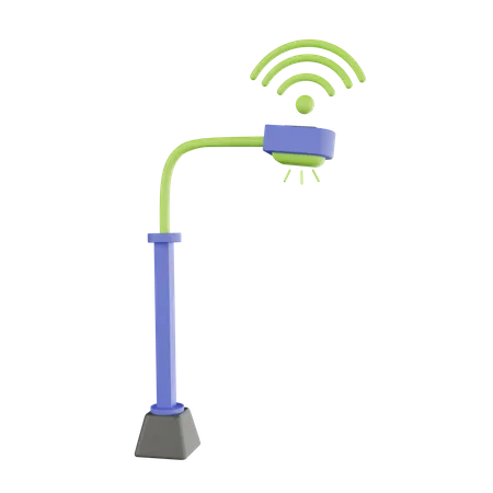 Lampadaire intelligent  3D Icon