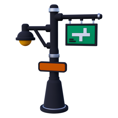 Lampadaires  3D Icon