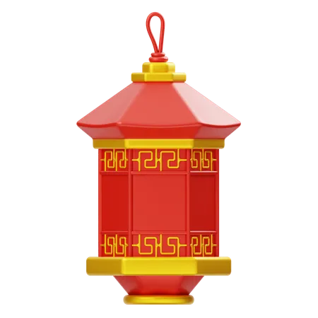 Lámpara china  3D Icon
