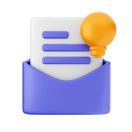 Lámpara de correo  3D Icon