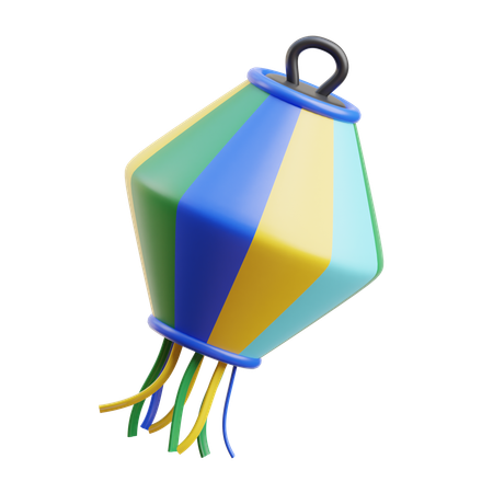 Lámpara de fiesta de junio  3D Icon