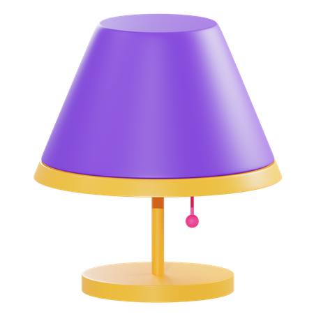 Lámpara de mesa  3D Illustration