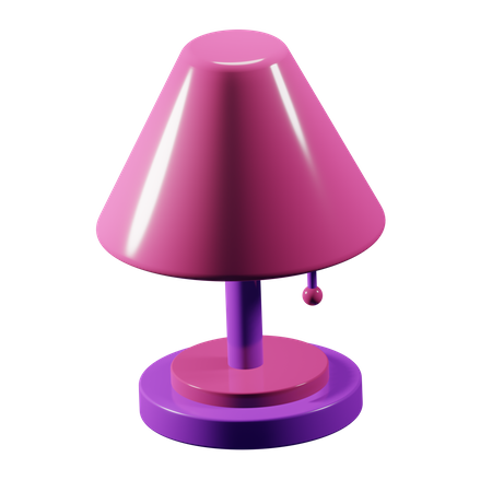 Lámpara de noche  3D Illustration