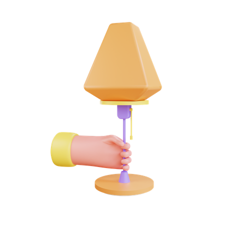Lámpara de noche  3D Illustration