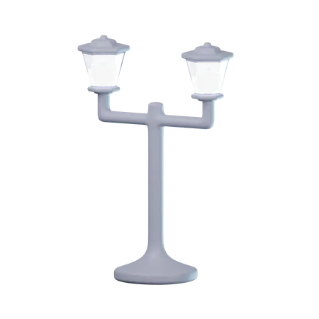 Lámpara del parque  3D Icon