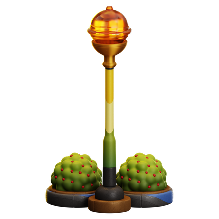 Decoracion lampara  3D Icon