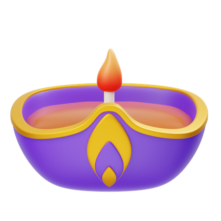 Lámpara de diwali  3D Icon