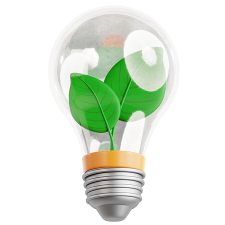 Lampe à énergie renouvelable  3D Icon
