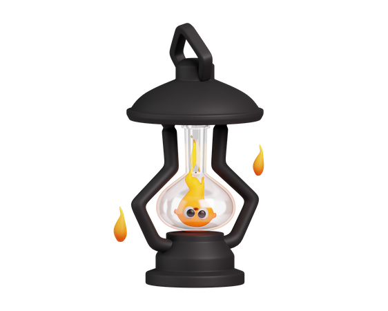 Lampe à huile  3D Icon
