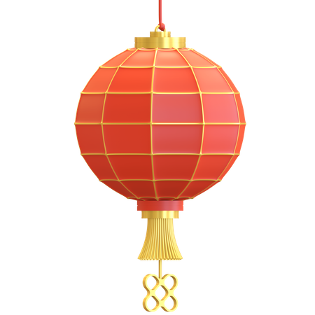 Lampe chinoise  3D Illustration