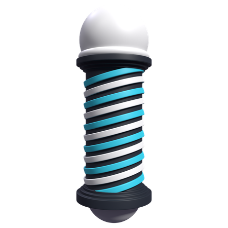 Lampe de barbier  3D Icon