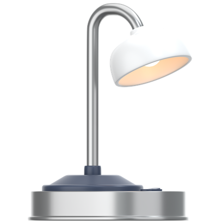 Lampe de bureau blanche  3D Icon