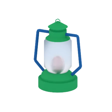 Lampe de camping  3D Illustration