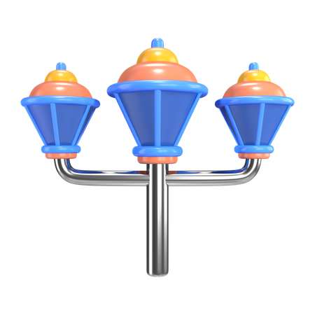 Lampe de jardin  3D Icon