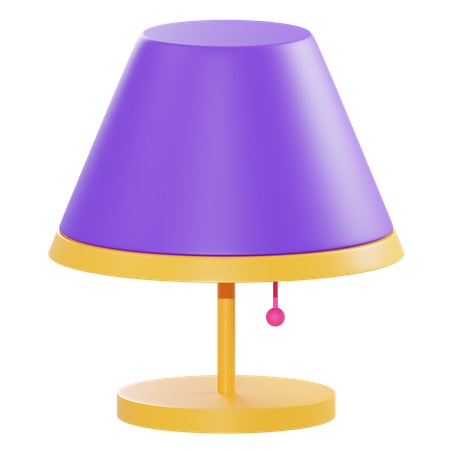 Lampe de table  3D Illustration