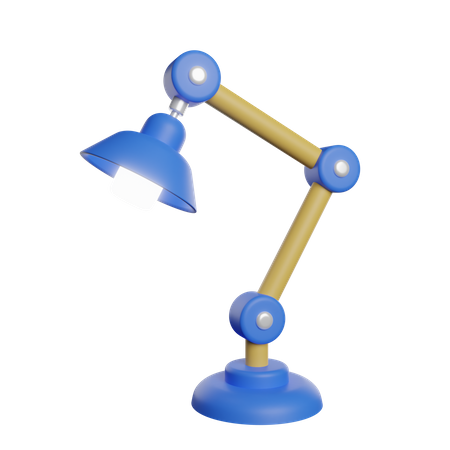 Lampe d'étude  3D Illustration