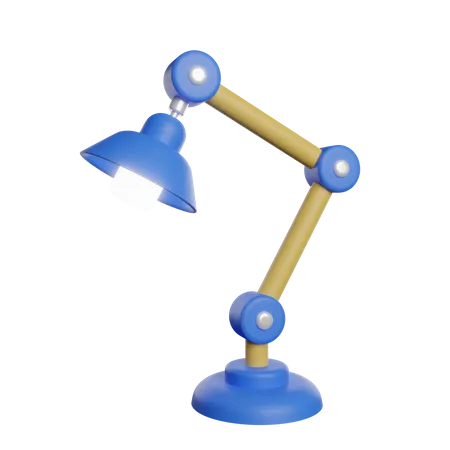 Lampe d'étude  3D Illustration