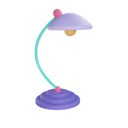 Lampe d'étude  3D Illustration